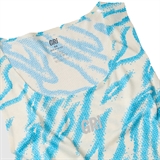 Gri SS26-02M-MB СТАРТ Майка беговая Молочный/Голубой - фото 330326