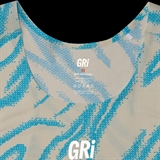 Gri SS26-06W-MB СТАРТ (W) Майка беговая женская Молочный/Голубой - фото 330350