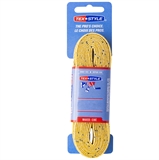 TexStyle DOUBLE BLUE LINE WAXED Шнурки для коньков 305см Желтый - фото 331101