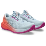 Asics GEL-CUMULUS 28 SUNNY SIZZLE (W) Кроссовки беговые женские Голубой/Оранжевый - фото 331428