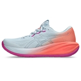Asics GEL-CUMULUS 28 SUNNY SIZZLE (W) Кроссовки беговые женские Голубой/Оранжевый - фото 331430