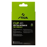 Stiga CUP ABS Мячи для настольного тенниса (12 шт) Белый - фото 331750