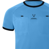 Jögel REFEREE TEE 26 Футболка судейская Голубой/Черный - фото 331970