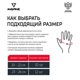 Insane RBF Перчатки боксерские 12OZ Синий - фото 332637
