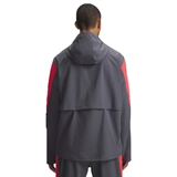 Under Armour BCL STORM HOODED JKT Куртка беговая ветрозащитная Серый/Красный - фото 332833