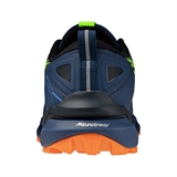Mizuno WAVE DAICHI 9 Кроссовки беговые Темно-синий/Салатовый - фото 333950