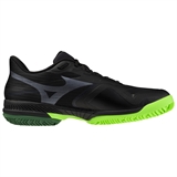 Mizuno WAVE EXCEED COURT PADEL Кроссовки для падела Черный/Зеленый - фото 334003