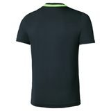 Mizuno LOGO T-SHIRT Футболка теннисная Черный/Зеленый - фото 334058