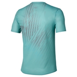 Mizuno GRAPHIC SHORT SLEEVE TEE Футболка беговая Голубой - фото 334068