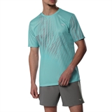 Mizuno GRAPHIC SHORT SLEEVE TEE Футболка беговая Голубой - фото 334069
