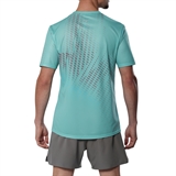 Mizuno GRAPHIC SHORT SLEEVE TEE Футболка беговая Голубой - фото 334070