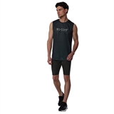Mizuno CORE GRAPHIC SLEEVELESS Майка беговая Черный - фото 334075