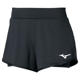 Mizuno FLEX SHORT (W) Шорты теннисные женские Черный - фото 334080