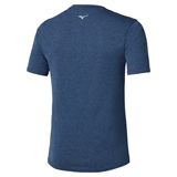 Mizuno CORE RUN SHORT SLEEVE TEE Футболка беговая Темно-синий - фото 334087