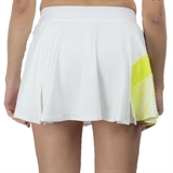 Mizuno STRAGAZER FLYING SHORT (W) Юбка теннисная женская Белый/Желтый - фото 334110