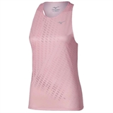 Mizuno CORE GRAPHIC TANK TOP (W) Майка беговая женская Розовый - фото 334113