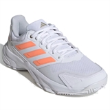 Adidas COURTJAM CONTROL 3 (W) Кроссовки теннисные женские Белый/Оранжевый - фото 334756