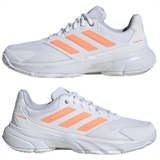 Adidas COURTJAM CONTROL 3 (W) Кроссовки теннисные женские Белый/Оранжевый - фото 334759