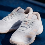 Adidas COURTFLASH Кроссовки теннисные детские Белый/Оранжевый - фото 334794