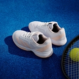 Adidas COURTFLASH Кроссовки теннисные детские Белый/Оранжевый - фото 334798