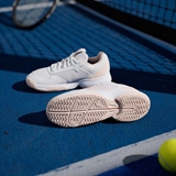 Adidas COURTFLASH Кроссовки теннисные детские Белый/Оранжевый - фото 334800