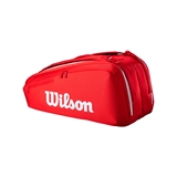 Wilson SUPER TOUR 9R 2025 Сумка для 9 теннисных ракеток Красный - фото 335867
