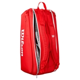 Wilson SUPER TOUR 9R 2025 Сумка для 9 теннисных ракеток Красный - фото 335869