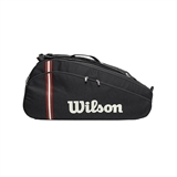 Wilson TOUR 12R 2025 Сумка для 12 теннисных ракеток Черный/Красный - фото 335874