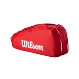 Wilson SUPER TOUR 6R Сумка для 6 теннисных ракеток Красный - фото 335887