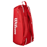 Wilson SUPER TOUR 6R Сумка для 6 теннисных ракеток Красный - фото 335888