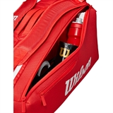 Wilson SUPER TOUR 6R Сумка для 6 теннисных ракеток Красный - фото 335890