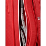 Wilson SUPER TOUR 6R Сумка для 6 теннисных ракеток Красный - фото 335891