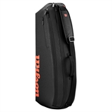 Wilson CLASH V3 3R Сумка для 3 теннисных ракеток Черный/Красный - фото 335900