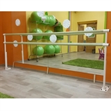Rusbrand KS406 Кронштейн для хореографического станка напольный двухрядный - фото 336153