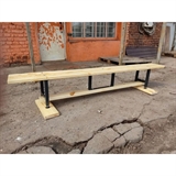 Rusbrand KS387 Скамейка гимнастическая 3000х240х300 мм. ОПТИМА, на металлических регулируемых ножках - фото 336277