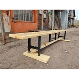 Rusbrand KS521 Скамейка гимнастическая 1500х240х300 мм. ОПТИМА, на металлических регулируемых ножках - фото 336516