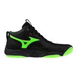 Mizuno WAVE MOMENTUM ELITE MID Кроссовки волейбольные Черный/Салатовый - фото 336630
