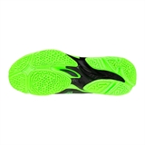 Mizuno WAVE LIGHTNING ELITE MID Кроссовки волейбольные Черный/Салатовый - фото 336708