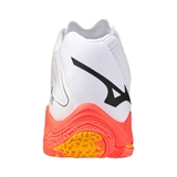 Mizuno WAVE LIGHTNING Z8 MID Кроссовки волейбольные Белый/Оранжевый - фото 336728