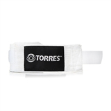 Torres PRL62018 Бинт боксерский 2,5м Белый/Черный - фото 336908