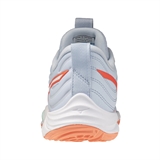 Mizuno WAVE MOMENTUM ELITE (W) Кроссовки волейбольные женские Голубой/Коралловый - фото 337018