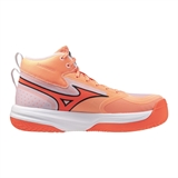 Mizuno NEO JUMP MID Кроссовки волейбольные Коралловый/Серый/Белый - фото 337052