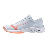 Mizuno WAVE LIGHTNING PRO (W) Кроссовки волейбольные женские Голубой/Коралловый - фото 337275