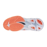 Mizuno WAVE LIGHTNING PRO (W) Кроссовки волейбольные женские Голубой/Коралловый - фото 337276
