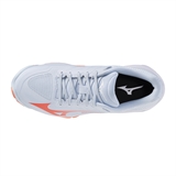 Mizuno WAVE LIGHTNING PRO (W) Кроссовки волейбольные женские Голубой/Коралловый - фото 337278