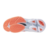 Mizuno WAVE LIGHTNING PRO MID (W) Кроссовки волейбольные женские Голубой/Коралловый - фото 337294