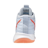 Mizuno WAVE MOMENTUM PRO MID (W) Кроссовки волейбольные женские Голубой/Коралловый - фото 337309