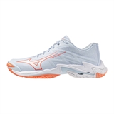 Mizuno WAVE LIGHTNING ELITE (W) Кроссовки волейбольные женские Голубой/Коралловый - фото 337311