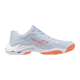 Mizuno WAVE LIGHTNING ELITE (W) Кроссовки волейбольные женские Голубой/Коралловый - фото 337313