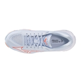 Mizuno WAVE LIGHTNING ELITE (W) Кроссовки волейбольные женские Голубой/Коралловый - фото 337314